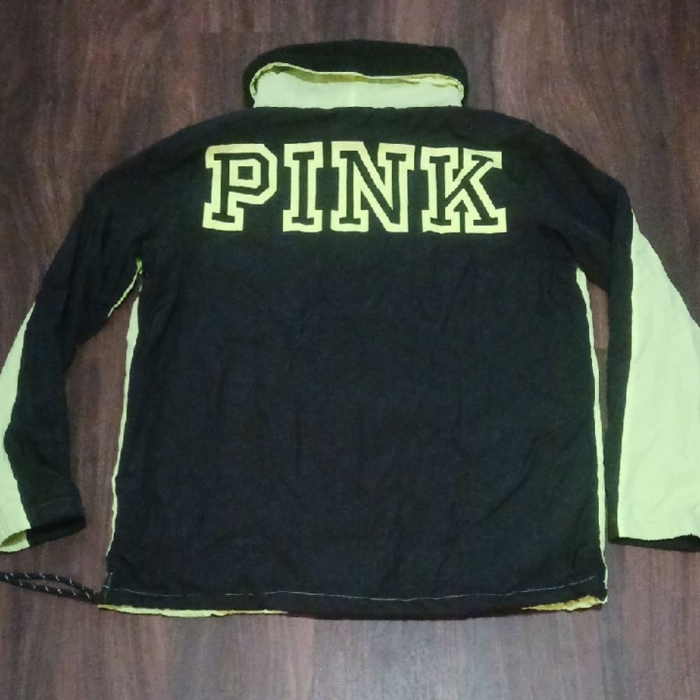 PINK Victoria's Secret Jacket - Black and Yellow